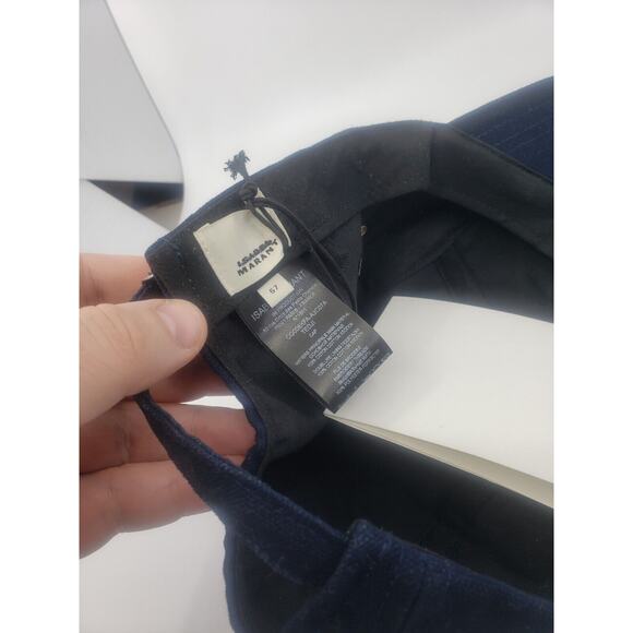 NEW Isabel Marant Women's Tedji BASEBALL Cap in Faded Night BLUE ADJUSTABLE 57 - Picture 5 of 7